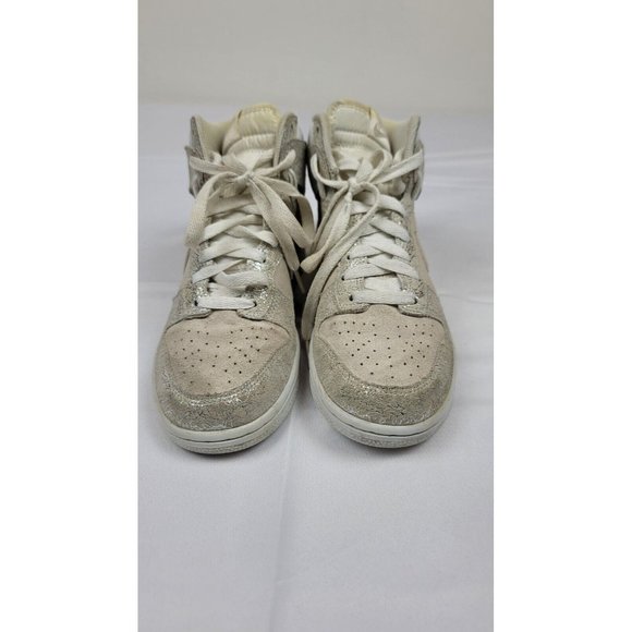 Nike SB Dunk High Premium Silver Suede Women's Size 7 RARE - Picture 3 of 7